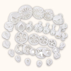 SYGA Flower Fondant Cake Sugarcraft Decorating Kit Combos (Cookie Cutter) set of 33