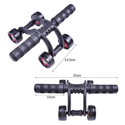 SYGA Ab Wheel Fitness Equipment - 3/4 Wheels Innovative Ergonomic Abdominal Roller Carving System - Home Gym Boxing Exercise Workout Equipment