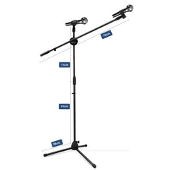 SYGA Portable Projector Microphone Stand Kit with 360? Panorama Ball Head and Cell Phone Space with Carrying Bag