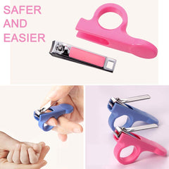 SYGA 6 Pcs Health Care Kit for Newborn Baby Kids Nail Hair Grooming Brush - Pink