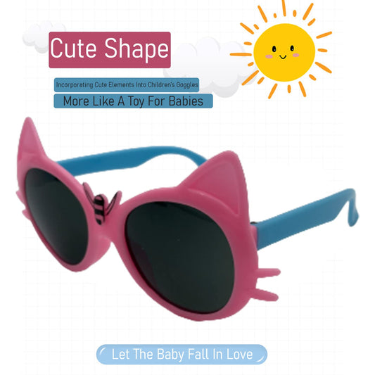 SYGA Children's Goggles Honey Bees Style Sunglasses Anti-UV Lens Eyewear Kids Sunglasses (Blue)