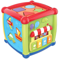 SYGA Learning Blocks Toy Kids Musical Cube for Learning and Educating on Shapes, Maths, Clock Etc
