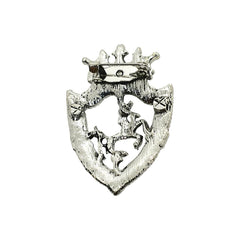 SYGA Brooch Cross-Border Alloy Retro Boys Clothing Corsage Pin Men's Chest Suit Accessories(Ancient Silver)