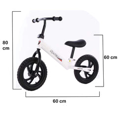 SYGA Kids 12" Balance Bike Gliding Step Two-Wheeled Bicycle Non-Pedaling Yoyo (2-6 Years Old, Black)