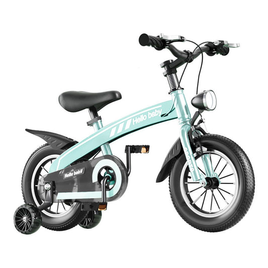 SYGA Children's Bicycle 3-6 Years Old Baby Children's Light Bicycle Magnesium Alloy (14 INCH, Sky Blue)