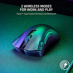 Razer Deathadder Essential - True 6400 DPI Optical Sensor, Wired Ergonomic Form Factor, High Durability, 5 Hyper Response Buttons, 10 Million Clicks RZ01-03850100-R3M1 - Black