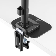 Exito- Monitor Mount Reinforcement Plate for Thin, Glass, and Other Fragile Table Tops, with Most Monitor Bracket Grommet C Clamp Installation, Black.