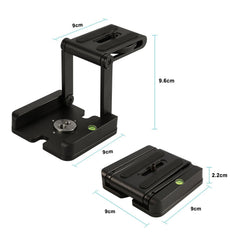 SYGA MS-037-00 DSLR Camera Foldable Z Tripod Flex Pan Tilt Ball Head Portable Desktop Stand