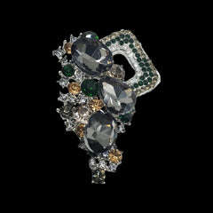 SYGA Brooch Pin Fashion Crystal Rhinestone Jewellery Pin Vintage Clothing Accessories Decoration Diamond-Encrusted Colorful Brooches For Women- S226
