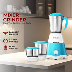 Cadlec Jarsphere 4 Jar 750 Watt Mixer Grinder | High-Power Juicer, Blender & Mixer | Durable ABS Body | Multi-Function for Juicing & Blending | 2-Year Warranty