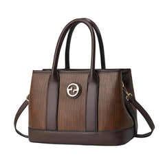 SYGA Women's Handbag | Tote Bag with Dual Tone Ribbed Texture | Elegant Shoulder Bag for Office & Casual Use