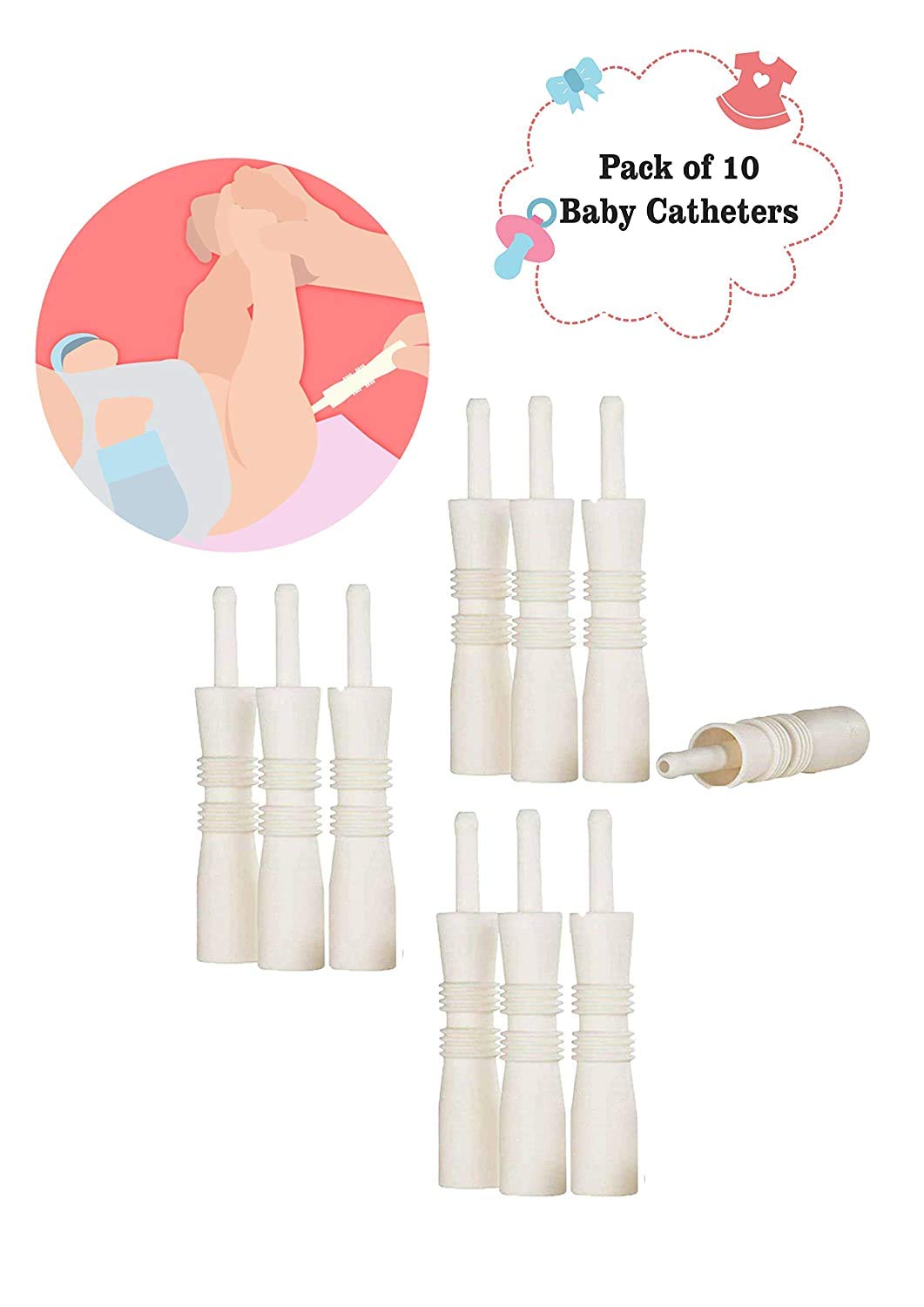 SYGA Pack of 10 Windi The All-Natural Solution for Baby Colic and Gas Relief