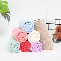 MOMISY Baby Wash Cloth Face Towel Handkerchief for Baby New Born/Infants/Toddlers-Assorted Colours (10)