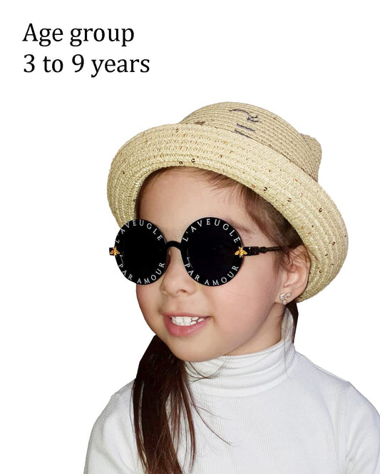 SYGA Kids Paramour Style Goggles With Uv Protected Lens For Boys And Girls, Suitable For Age 3 To 8 Years - Black