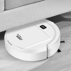 STYLEHEAVEN Robot Vacuum Cleaner Multifunctional Rechargeable Mini for Home Pet Hair White Lite