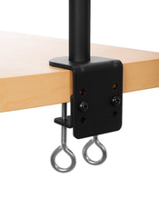 Rife Dual Monitor Mount Double Desk Stand Two Heavy Duty Full Motion Adjustable Arms Fit 2 Computer Screens 17 19 20 21 22 24 27 Inch VESA 75 100 (Dual Monitor Arm)