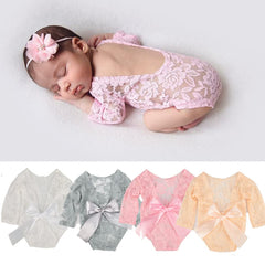 MOMISY Baby Photography Props, Dress & Headband for Kids Parties Anniversaries Photography, Pink