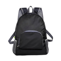 SYGA Outdoor Travel Foldable Backpack Waterproof Backpack With Mini Bag Stay-Clean Backpack for Camping, Hiking, Travelling, Outdoor Activities(Black)