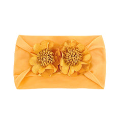 SYGA Pack Of 3 Baby Headbands Nylon Soft Strechable Bow Hairbands for Newborns, Infants, Toddlers and Kids 0-3 Years(BigRed, LightPink,WineRed)