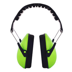 SYGA Children's Noise Reduction Earmuffs, Head-Mounted Soundproof Earmuffs for Learning, Reading, Sleeping, and Airport Use (Green)