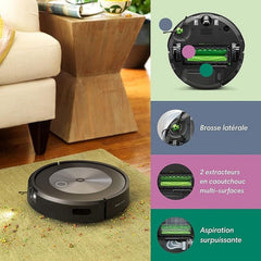 iRobot Roomba J7+ Floor Cleaning Robot, Black