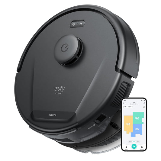 eufy BoostIQ RoboVac 11S (Slim), Super-Thin, 1300Pa Strong Suction, Quiet, Self-Charging Robotic Vacuum Cleaner, Cleans Hard Floors to Medium-Pile Carpets