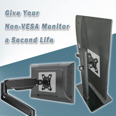 Universal Monitor VESA Mount Adapter for Non-VESA 13 - 27 inch Computer Monitors Tablets iPad VESA Mounting Arm Stand Bracket Kit 75X75mm…