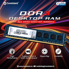 Consistent 8GB DDR3 Desktop RAM,1600MHz