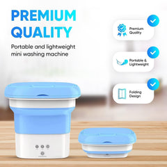SeMi Automatic Folding 9L Small MiNi Washing Machine with Dryer DeEp Cleaning for Underwear Washing Machine SeMi Automatic A11