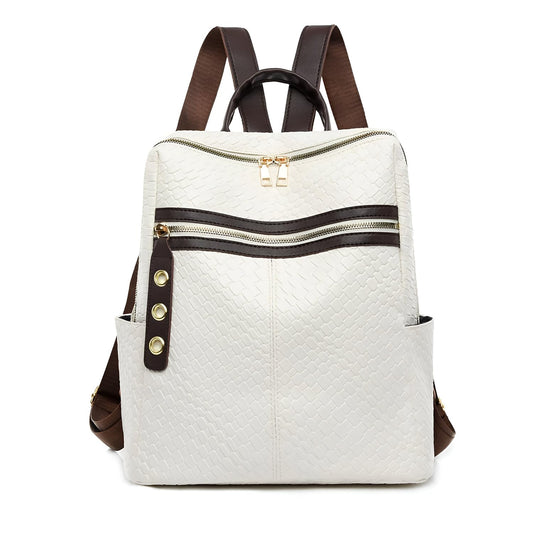 SYGA Women's Soft Woven Backpack | Water-Repellent Cross-Border Travel Bag