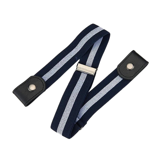 SYGA Jeans Belt Elastic Women's Punch-Free Decoration buckle Style Lazy Belt