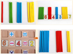 SYGA Wooden Mathematics Learning Toy Kid Educational Math Calculate Game Toys