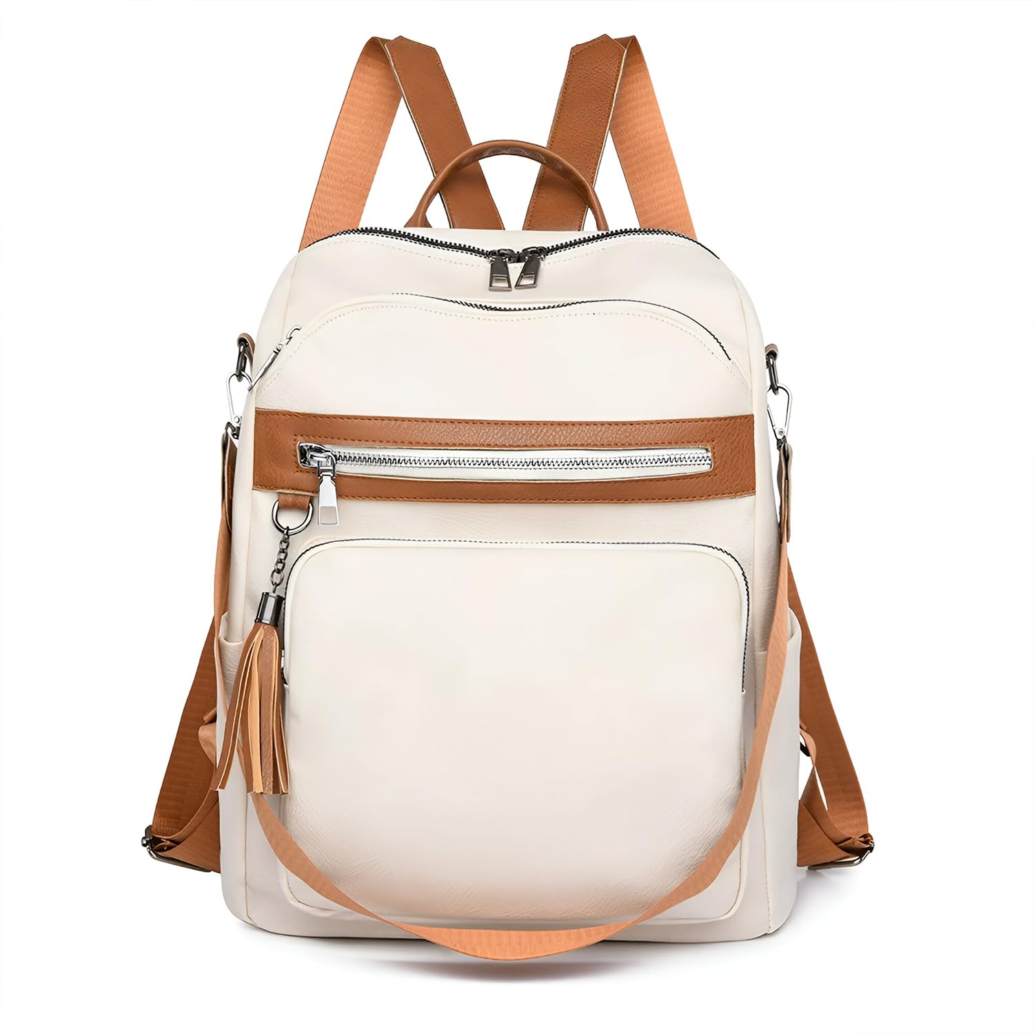 SYGA Women Soft Backpack – Breathable Daily Bag with Neat Stitching & Interior Pockets