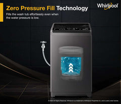 Whirlpool 7 kg Magic Clean 5 Star Fully Automatic Top Load Washing Machine Grey (MAGIC CLEAN 7.0 GENX GREY 5YMW)