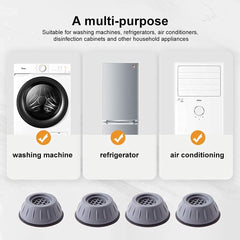 SYGA 4PCS Washing Machine Rubber Feet Pads Universal Anti Vibration Washing Machine Mat Anti Slip Noise Cancelling Washing Machine Feet for Dryer, Washing Machine, Dishwasher- ray