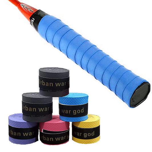 SYGA Multipurpose Badminton/Squash/Tennis Non-Slip Sweat-Absorbing Tape Wrap Band Badminton Overgrip (Pack of 6)