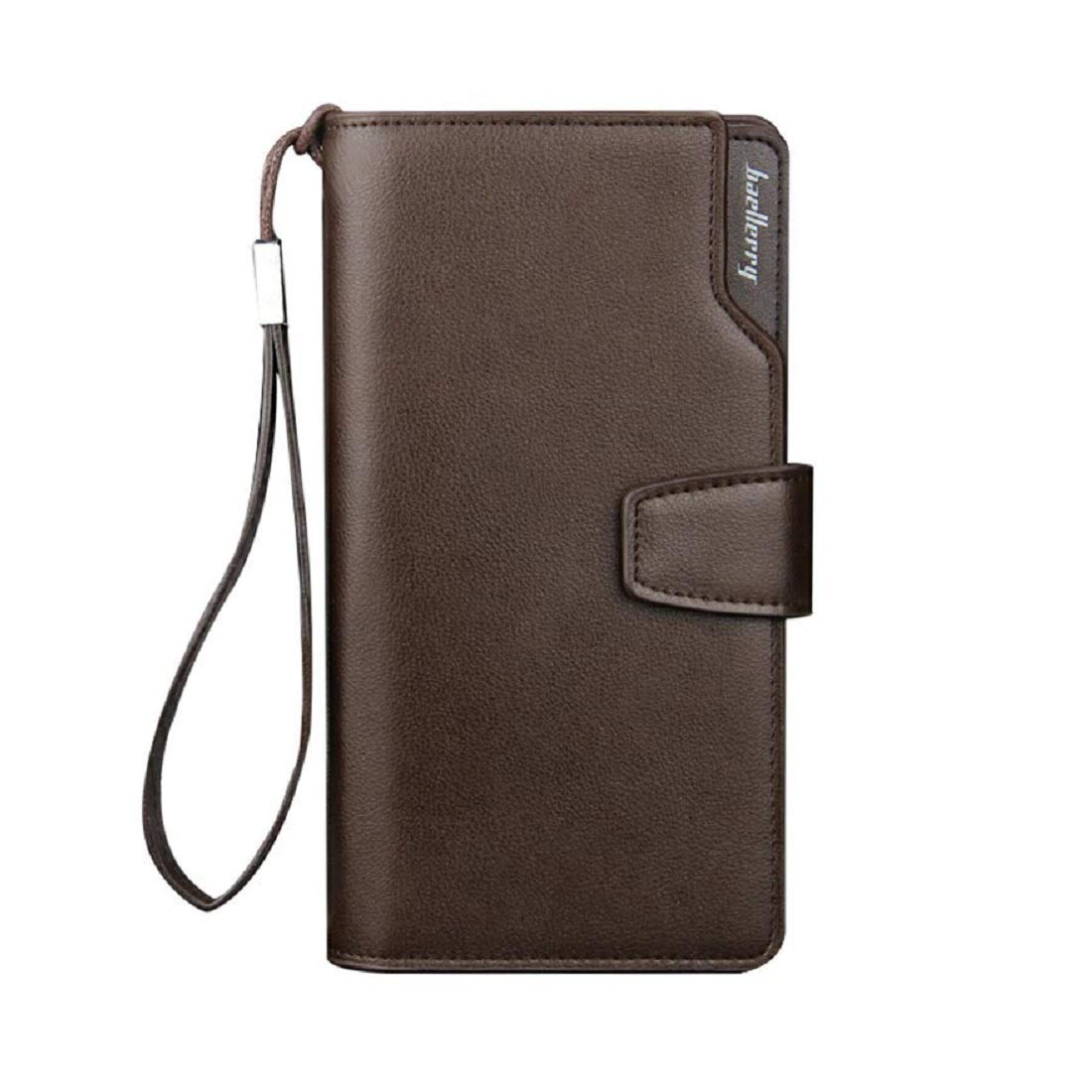 SYGA Men's Fashion Wallets Men's Casual Wallets Leather Design Long Wallet Clutch Card Holder