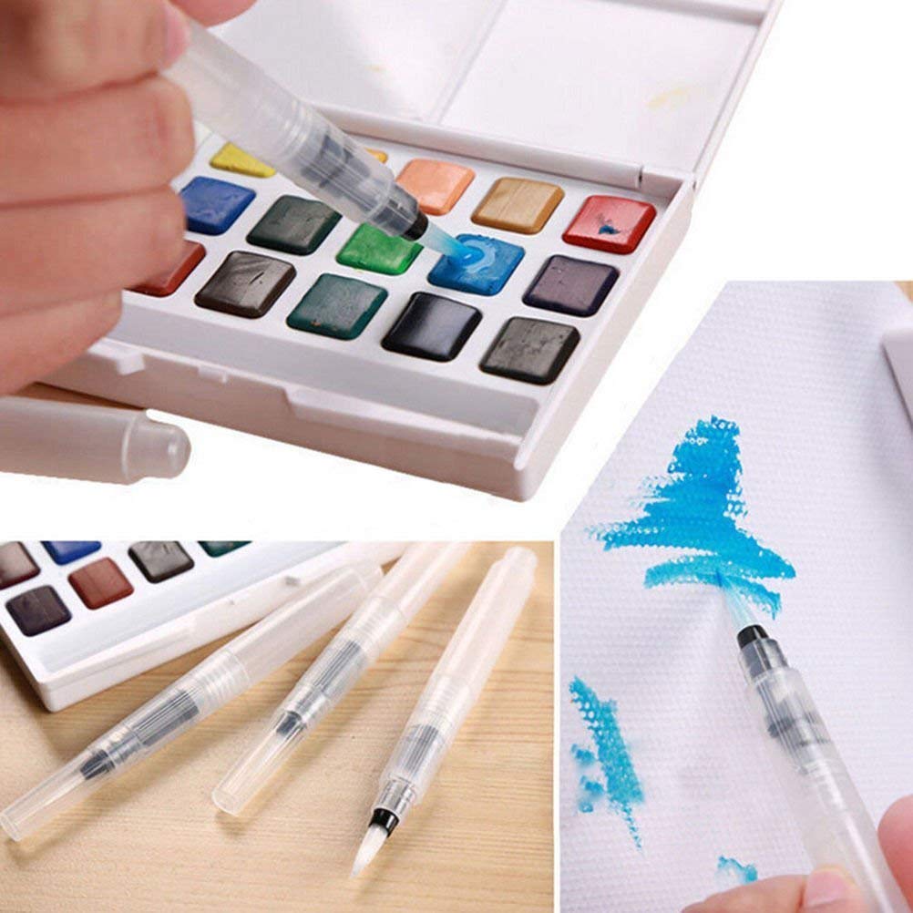 SYGA 3 Sizes Water Brush Pen for Watercolor Calligraphy Drawing Tool Marker