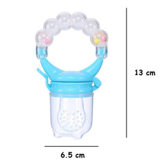 SYGA Medium Fresh Food Nibbler Fruit Feeder Nipple Pacifiers Bottles_Yellow