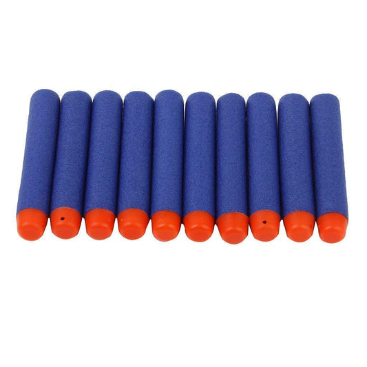 SYGA Plastic Foam Toy Bullet Dart Bullets for Nerf N-Strike Elite Guns, Blue - 100Pcs