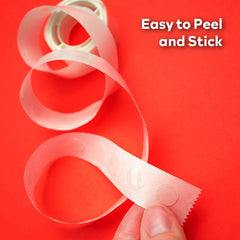 SYGA Balloon Glue Point Dots Clear 2Pcs Removable Glue Dots Roll(100 Points) Balloons Arch Tape Adhesive Craft Tape Dots for Party Balloons, Birthday, Baby Shower, Wedding Decoration, and Scrapbooking