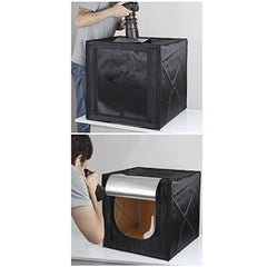SYGA Light Box Photo Studio 40Cm x 40 cm Professional Photography Tent with LED Lights