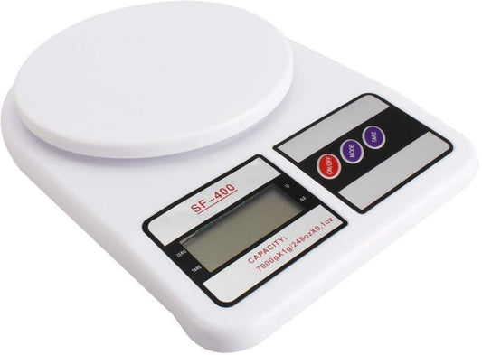SYGA Lightweight 10kg Digital Kitchen Scales Food Scale Cooking Tools(White)