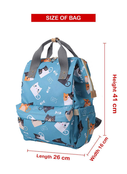 SYGA Diaper Bag Mother Bag Multi-Function Nappy Backpack Bag Organizer for Travel Diaper Bag (Blue)