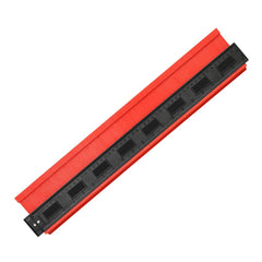 SYGA 25cm Widened Contour Irregular Profile Gauge Duplicator Tiling Laminate Tiles Edge Shaping Wood Measure Ruler for Professional Precise Measurement