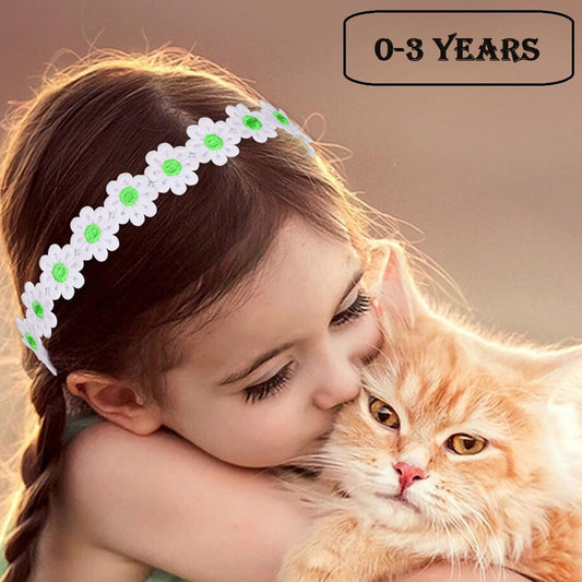 SYGA Baby Soft & Thin Headband Elastic & Stretchable Hairband for Newborns, Infants, Toddlers, and Kids 0-3 Years (Black)