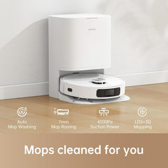 DREAME L10 Prime Robot Vacuum and Mop, Self-Cleaning Dual Mop Pads with Auto Drying, 3L Clean/Used Water Tank, 7mm Mop Lifting for Carpets, LDS Navigation with 3D Mapping, WiFi/App Control