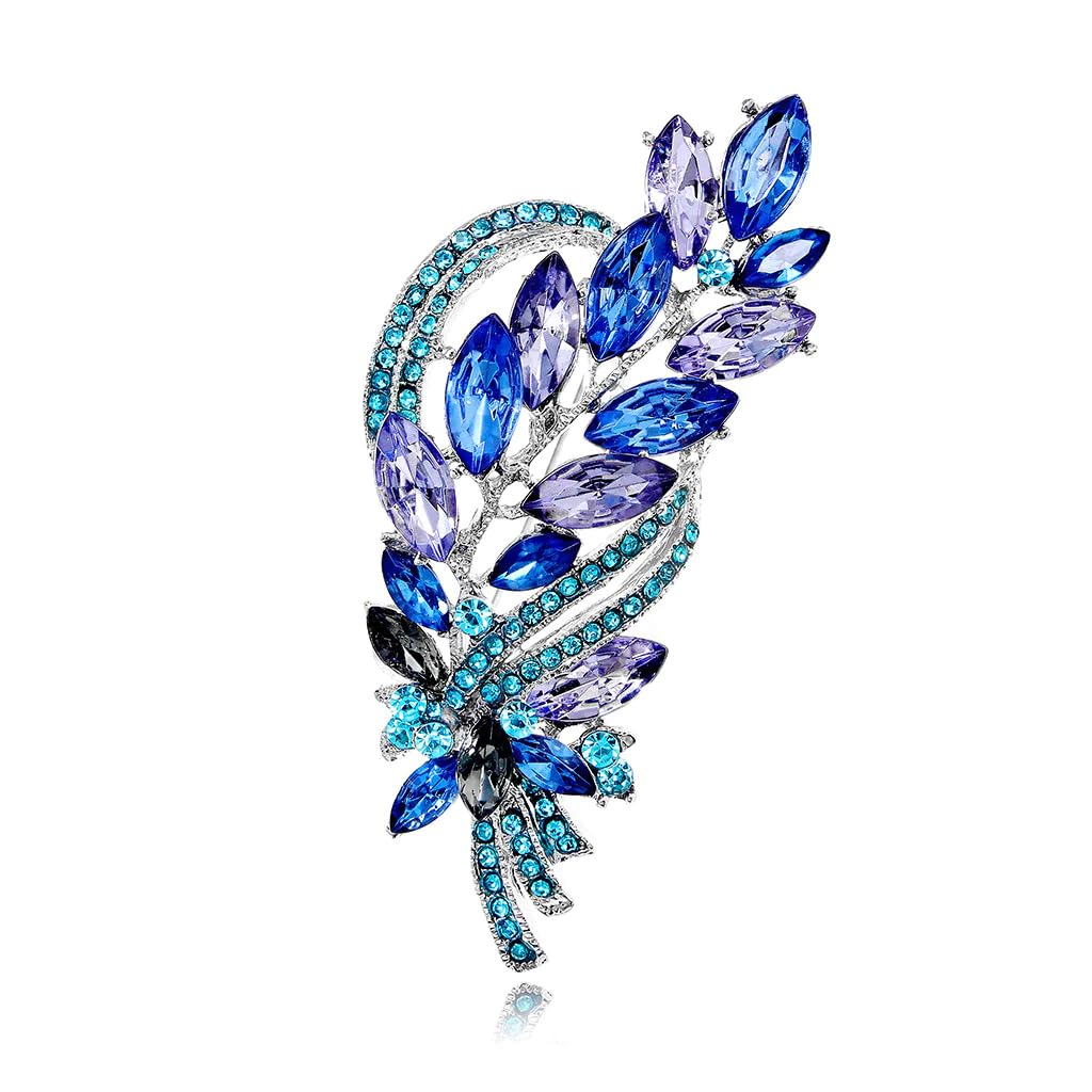 SYGA Brooch Pin Fashion Crystal Rhinestone Jewellery Pin Vintage Clothing Accessories Decoration Elegant Suit Corsage, Coat Pin, Brooches For Women & Men's- S222