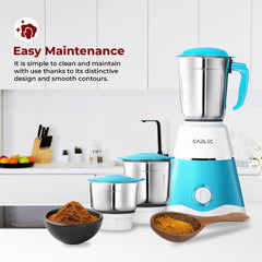 Cadlec Jarsphere 4 Jar 750 Watt Mixer Grinder | High-Power Juicer, Blender & Mixer | Durable ABS Body | Multi-Function for Juicing & Blending | 2-Year Warranty