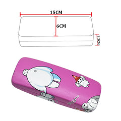 SYGA 1 Piece Cartoon Pattern Hard Eyeglasses Protector Case for Children Spectacles Sunglasses (Color & Design May Vary)